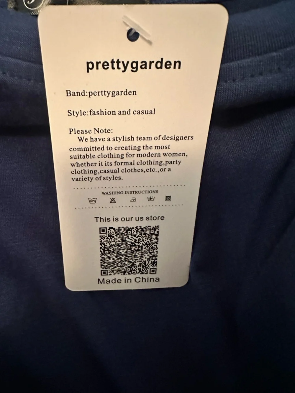 NWT PrettyGarden Navy Blue 2-Piece Lounge Set - Size XL